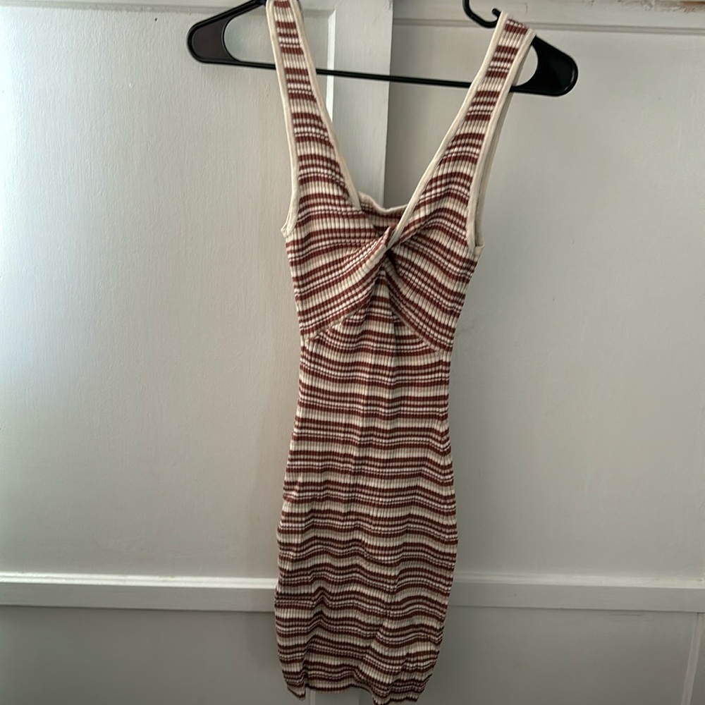 Abercrombie and Fitch midi dress ribbed sleeveless knit sweater dress
